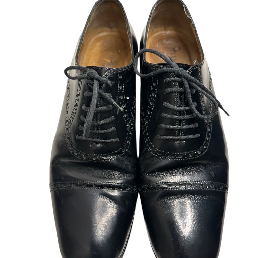 Gucci Black Leather Oxfords Size 9